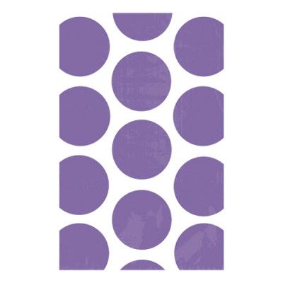 Kalaspåsar Polka Dot Lila - 10-pack