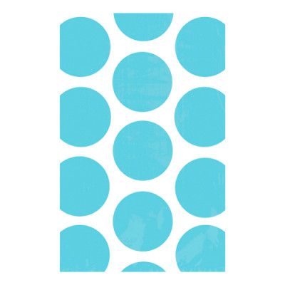 Kalaspåsar Polka Dot Ljusblå - 10-pack