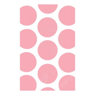 Kalaspåsar Polka Dot Ljusrosa - 10-pack