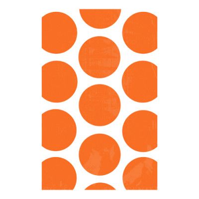 Kalaspåsar Polka Dot Orange - 10-pack