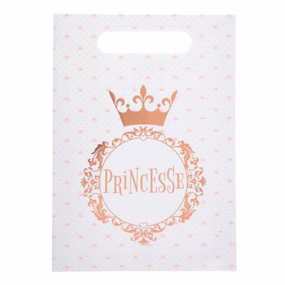 Kalaspåsar Princess Roséguld - 10-pack
