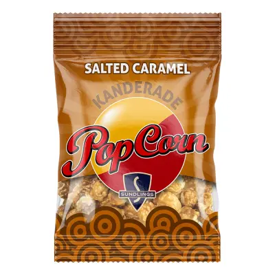 Sundlings Kanderade Popcorn Salted Caramel - 60 g