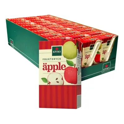Kivik Äppeldryck med Sugrör - 27-pack