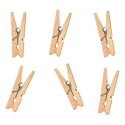 Klädnypor Små Trä - 20-pack