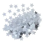 Konfettistjärnor Silver - 14 gram
