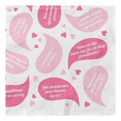 Konversett Servetter Möhippa - 20-pack