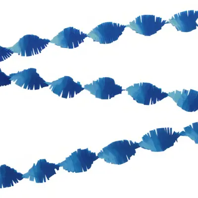 Kräppgirlang Marinblå - 24 meter