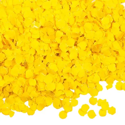 Papperskonfetti Gul