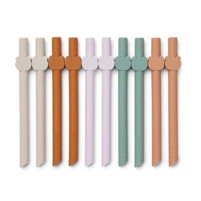 Liewood sugrör Badu 10-pack, multi mix