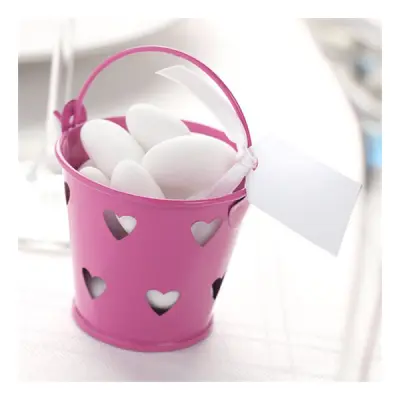 Ljushållare Hjärtan Rosa - 5-pack