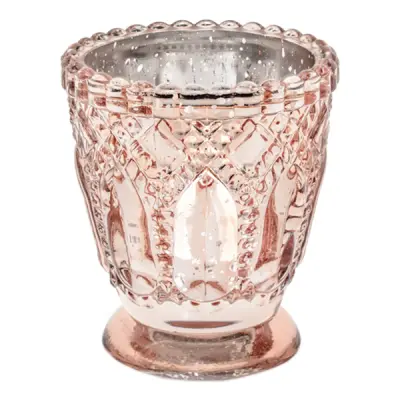 Ljushållare i Glas Roséguld Stor - 1-pack