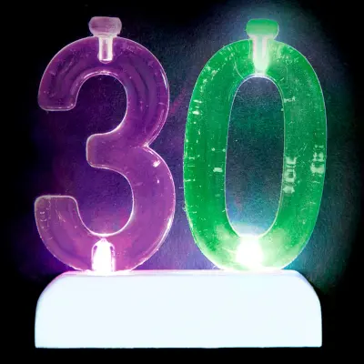 Ljushållare LED 30 med Tårtljus