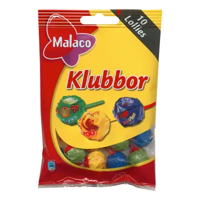 Malaco Klubbor Blandade