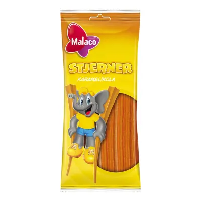 Malaco Stjerner Kola - 92 gram