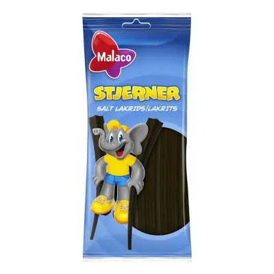 Malaco Stjerner Lakrits - 92 gram