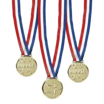 Medaljer i Plast - 12-pack