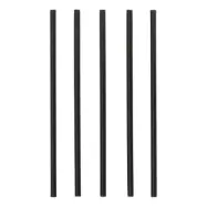 Milkshakesugrör i Plast Svart - 100-pack