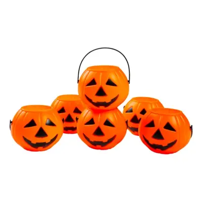 Minihinkar Halloweenpumpor - 6-pack