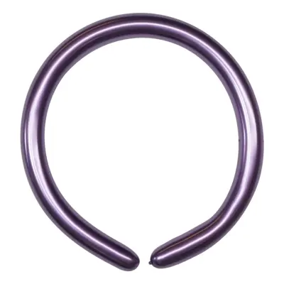 Modellballonger Krom Lila - 50-pack