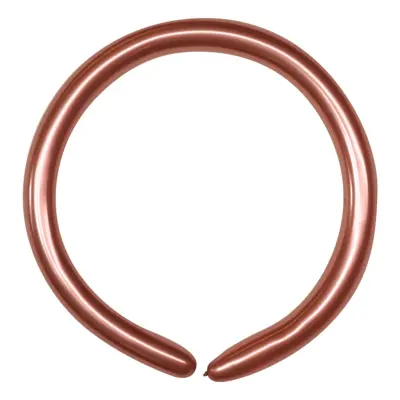 Modellballonger Krom Roséguld - 100-pack