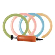 Modellballongskit Pastell - 25-pack
