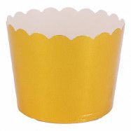 Muffinsformar / Snacksbägare Guld - 24-pack