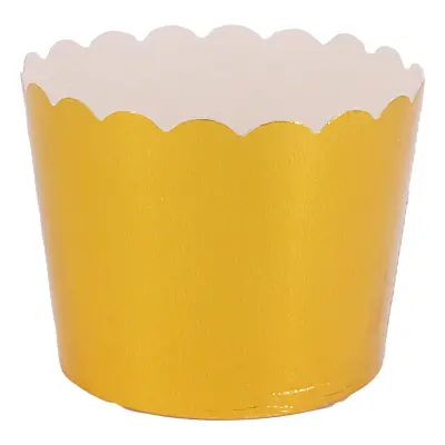 Muffinsformar / Snacksbägare Guld - 24-pack