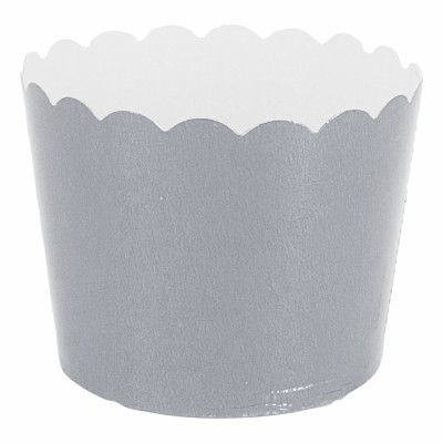 Muffinsformar / Snacksbägare Silver - 24-pack