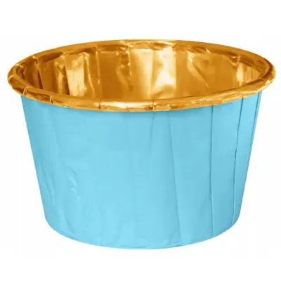 Muffinsformar Blå&Guld 20st