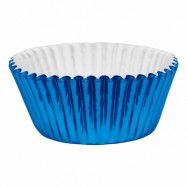 Muffinsformar Metallic Blå - 30-pack