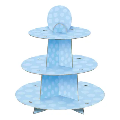 Muffinsställ Baby Shower Blå