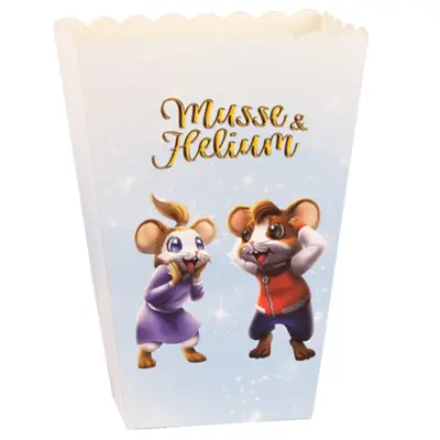 Musse&Helium Kalas Popcornbägare 8-pack