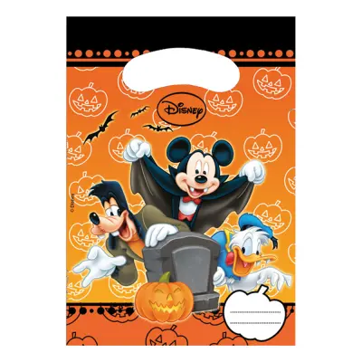 Musse Pigg Halloween Kalaspåsar - 6-pack