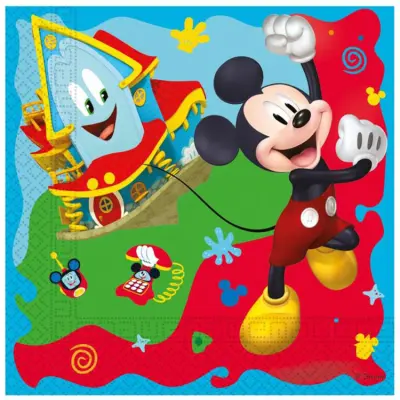 Musse Pigg Rock The House Servetter 20-pack