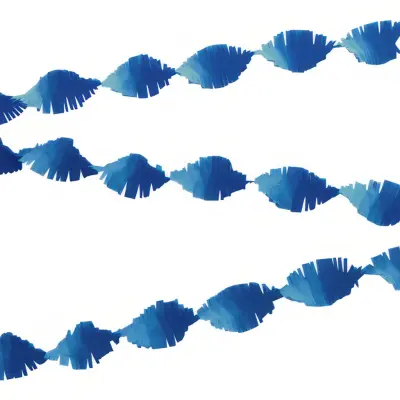 Kräppgirlang Marinblå - 6 meter