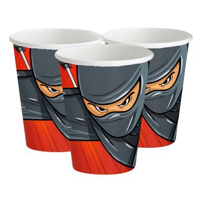 Ninja Pappersmuggar - 8-pack