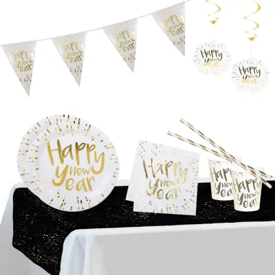 Nyårspaket Happy New Year Guld - 6 personer Nyårspaket Guld