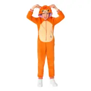 OppoSuits Röd Katt Barn Onesie - Large