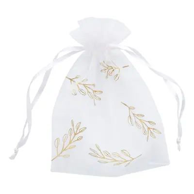 Organzapåsar Guldkvistar - 10-pack