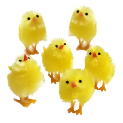 Påskkycklingar Mini Bordsdekoration - 12-pack
