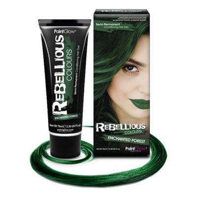 PaintGlow Semi-Permanent Hårfärg - Enchanted Green