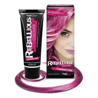 PaintGlow Semi-Permanent Hårfärg - Flamingo Pink