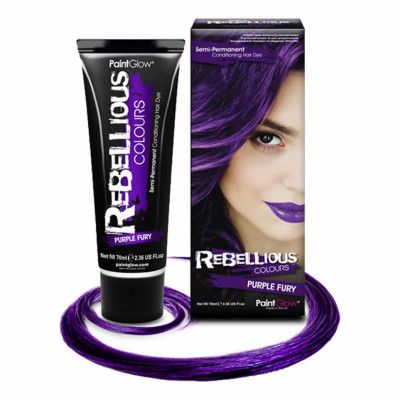 PaintGlow Semi-Permanent Hårfärg - Purple Fury