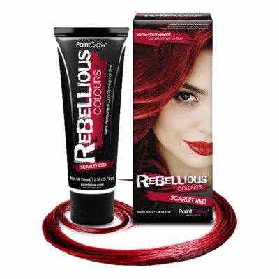 PaintGlow Semi-Permanent Hårfärg - Scarlet Red