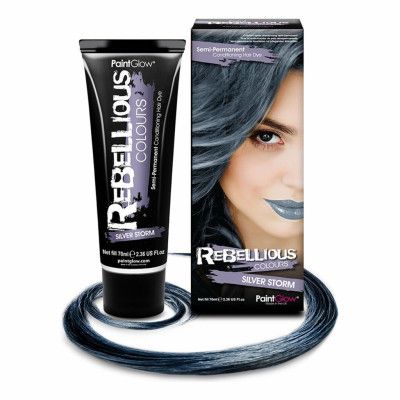 PaintGlow Semi-Permanent Hårfärg - Silver Storm