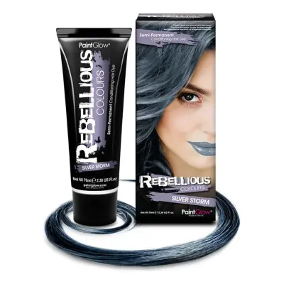 PaintGlow Semi-Permanent Hårfärg - Silver Storm
