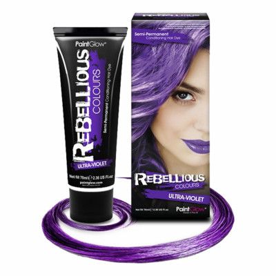 PaintGlow Semi-Permanent Hårfärg - Ultra-Violet