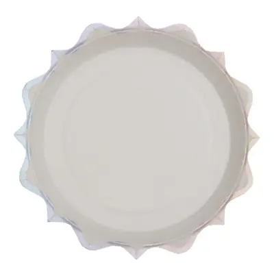 Pappersassiett Skulptur Regnbågsskimrande - 10-pack