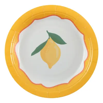 Pappersassietter Citron - 6-pack