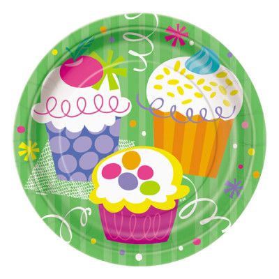 Pappersassietter Cupcakes - 8-pack